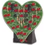 Velleman MK101 Blinking Heart Soldering Kit - Red LED Heart Display, 9V DC, 16 LEDs, Beginner Educational DIY Electronic Project