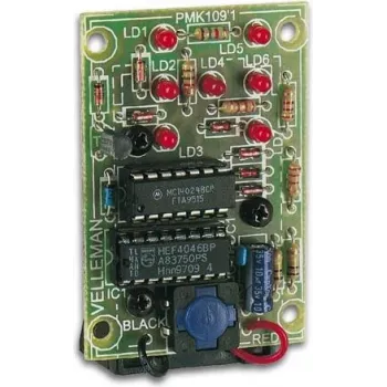 Velleman MK109 Indoor 6-Lamp Green Flashing Decorative Lighting Soldering Kit