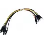 Velleman WJW011 40-Piece 15cm Male-to-Female Jumper Wire Set for Breadboard and Prototyping