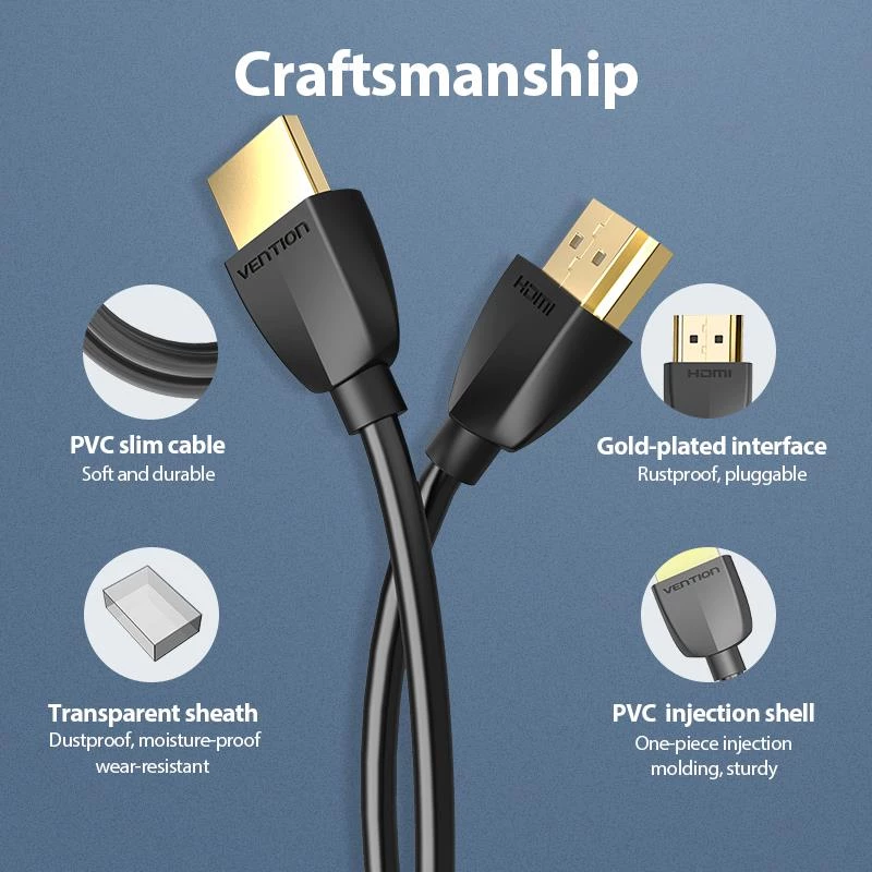 VENTION AAIBH HDMI Cable 2m Black