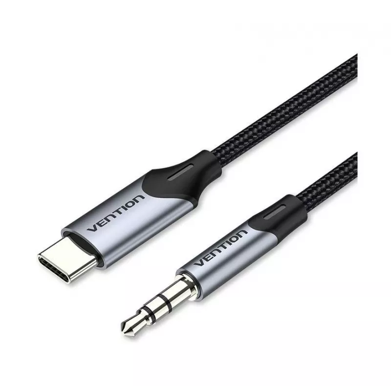 VENTION BGKHF USB-C to 3.5mm Audio Adapter Cable 1m Black