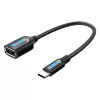 VENTION CCSBB USB 2.0 Type-C Male to USB-A Female Adapter Cable 0.15m Black