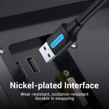 VENTION CONBI USB 3.0 Cable Male to Male 3m Black