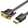 VENTION DisplayPort to DVI Cable 1m Black HAFBF