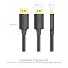 VENTION HAKBF DisplayPort to DisplayPort Cable 1m Black