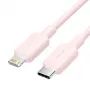 VENTION USB-C to Lightning Cable 1m Pink LAKPF - 20W PD Fast Charging & 480Mbps Data Sync