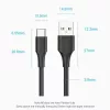 VENTION USB-C to USB 2.0 Cable 2m Black CTHBH