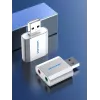 VENTION VAB-S13 USB 2.0 Sound Card with 2-Port Hub