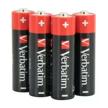 Verbatim 49501 Alkaline Batteries AA LR6 (4 pcs/Pack)