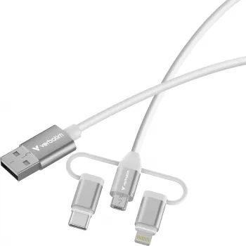 Verbatim Essentials 3in1 USB 2.0 Cable USB-A / USB-B / USB-C