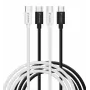 Verbatim Essentials USB 2.0 USB-C to USB-C Cable 2-Pack, 1m, Black
