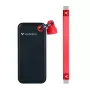 Verbatim Pocket SSD 256GB USB 3.2 Gen 2 Type-C External Solid State Drive Black/Red (32417)