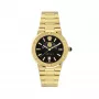 VERSACE V-Chrono Men's Watch VE7G00323 38mm Black Dial Leather Strap