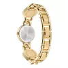 Versace V-Circle Women's Swiss Quartz Watch 26mm Black Dial Leather Strap VE3C00422