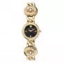 Versace V-Circle Women's Swiss Quartz Watch 26mm Black Dial Leather Strap VE3C00422