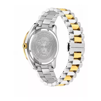 VERSACE V-Race Men's Swiss Quartz Stainless Steel Watch 42mm Black Dial VE8E00424
