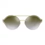 VERSACE VE2184-12526U Women's Sunglasses - Pale Gold Frame, Brown Gradient Lens
