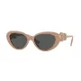 VERSACE VE4433U538387 Women's Cat Eye Sunglasses Havana 54mm