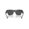 VERSACE VE4464-545687 Men's Rectangular Sunglasses Transparent Grey Frame Dark Grey Lens 52mm