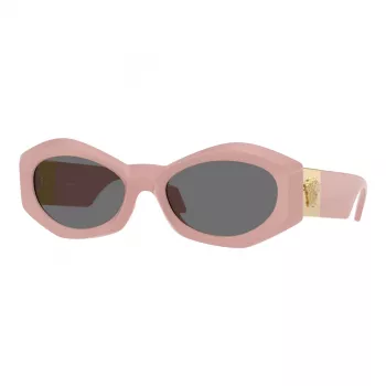 VERSACE VE4466U546387 Women's Butterfly Sunglasses Havana Acetate 54mm