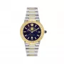 VERSACE VE7G00223 Men's Swiss Quartz Watch 38mm Black Dial Leather Strap