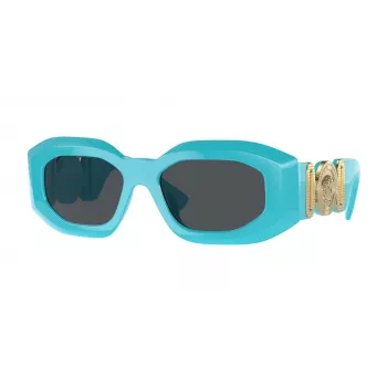 VERSACE Women's Cat Eye Sunglasses VE4425U543987 Havana/Dark Grey 54mm