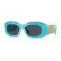 VERSACE Women's Cat Eye Sunglasses VE4425U543987 Havana/Dark Grey 54mm