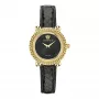VERSACE Women's VE6I00323 Quartz Watch 35mm Stainless Steel Black Dial