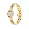 Versace Women's VE7A00323 28mm Swiss Quartz Watch with White Dial and Black Leather Strap