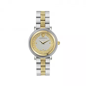 Versace Women's VE7F00423 Quartz Watch 35mm White Leather
