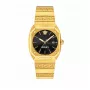 Versace Women's VE8F00424 Swiss Quartz Watch 44mm Black Dial Leather Strap