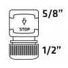 Verto 15G731-30 Garden Hose Quick Connector Set, 1/2 inch, Plastic, 30 Pieces, Green/Black