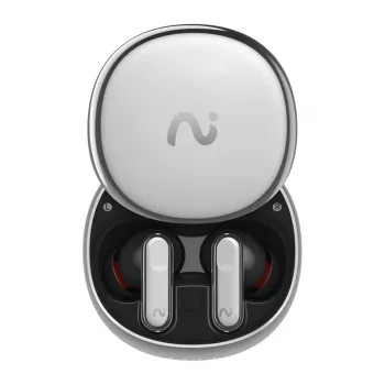 VIAIM Nano+ AI Earbuds with Voice Recorder (Silver)