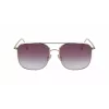 Victoria Beckham VB202S-712 Women's Oversized Square Sunglasses Gold Metal Frame Brown Gradient Lens 59mm