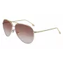 Victoria Beckham VB203S-712 Women's Sunglasses Gold Frame Brown Gradient Lens 62mm