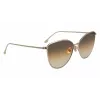 Victoria Beckham VB209S-708 Women's Cat Eye Sunglasses Havana/Gold 59mm