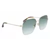 Victoria Beckham VB214SA-700 Women's Sunglasses - Havana Acetate Frame, Brown Gradient Lens, 61mm
