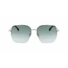 Victoria Beckham VB214SA-700 Women's Sunglasses - Havana Acetate Frame, Brown Gradient Lens, 61mm