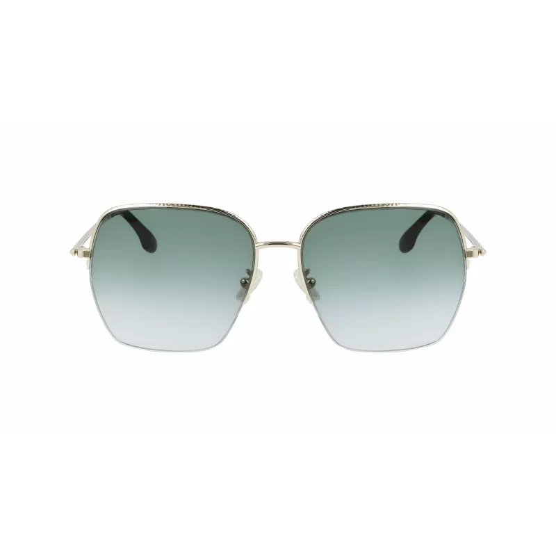 Victoria Beckham VB214SA-700 Women's Sunglasses - Havana Acetate Frame, Brown Gradient Lens, 61mm