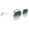 Victoria Beckham VB215S-700 Women's Sunglasses - Gold Frame, Brown Gradient Lens, 59mm