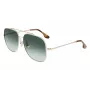 Victoria Beckham VB215S-700 Women's Sunglasses - Gold Frame, Brown Gradient Lens, 59mm