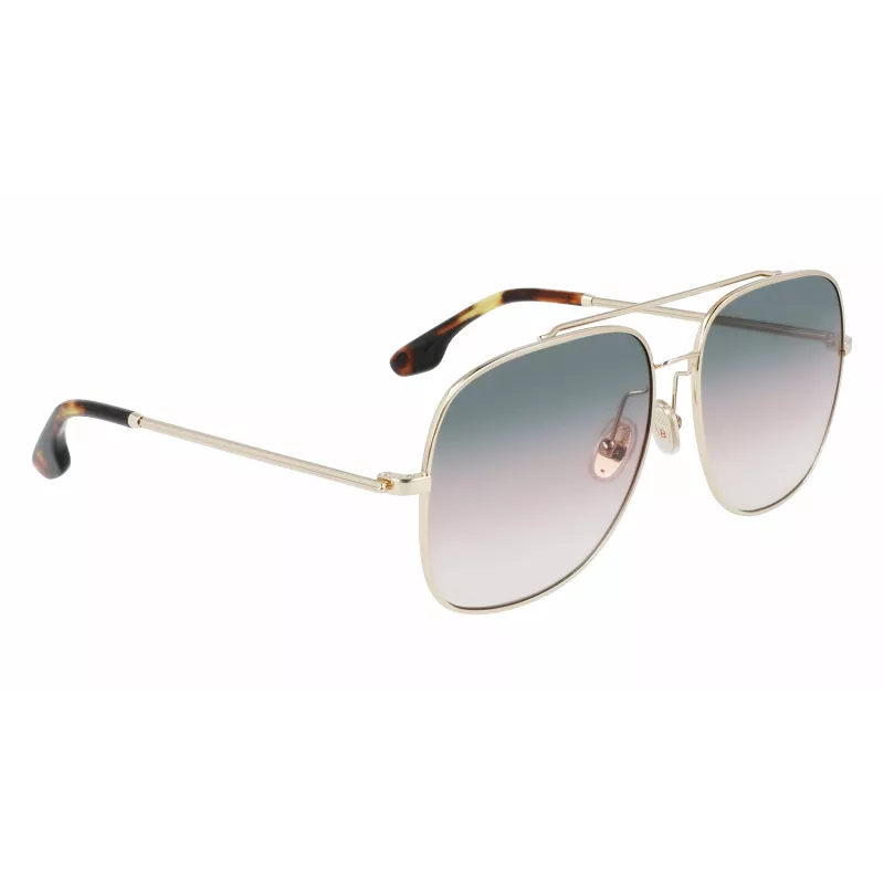 Victoria Beckham VB215S-756 Women's Square Acetate Sunglasses Havana 59mm