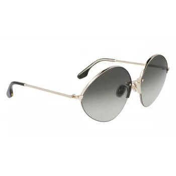 Victoria Beckham VB220S-713 Women's Sunglasses Gold Brown Gradient Butterfly