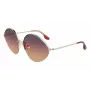 Victoria Beckham VB220S-732 Women's Sunglasses Gold Frame Brown Gradient Lens 64mm