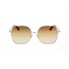 Victoria Beckham VB223S-708 Women's Sunglasses - Havana Acetate Frame, Brown Polycarbonate Lenses, 56mm