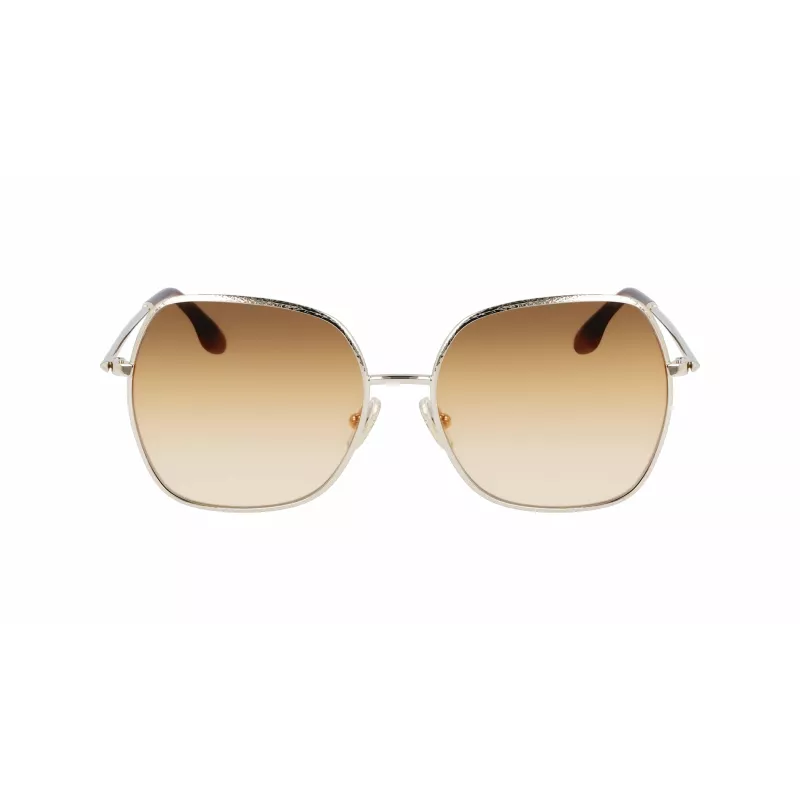 Victoria Beckham VB223S-708 Women's Sunglasses - Havana Acetate Frame, Brown Polycarbonate Lenses, 56mm