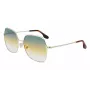 Victoria Beckham VB223S-727 Women's Sunglasses Havana Acetate Square Frame Brown Gradient Lens 56mm