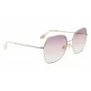 Victoria Beckham VB223S-728 Women's Metal Sunglasses Gold Brown Gradient 56mm