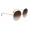 Victoria Beckham VB224S-702 Women's Sunglasses Gold/Havana Brown Gradient 59mm