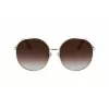 Victoria Beckham VB224S-702 Women's Sunglasses Gold/Havana Brown Gradient 59mm